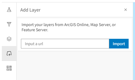 Screenshot of Add Layer Functionality in WQI