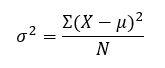 Equation of concentration variance